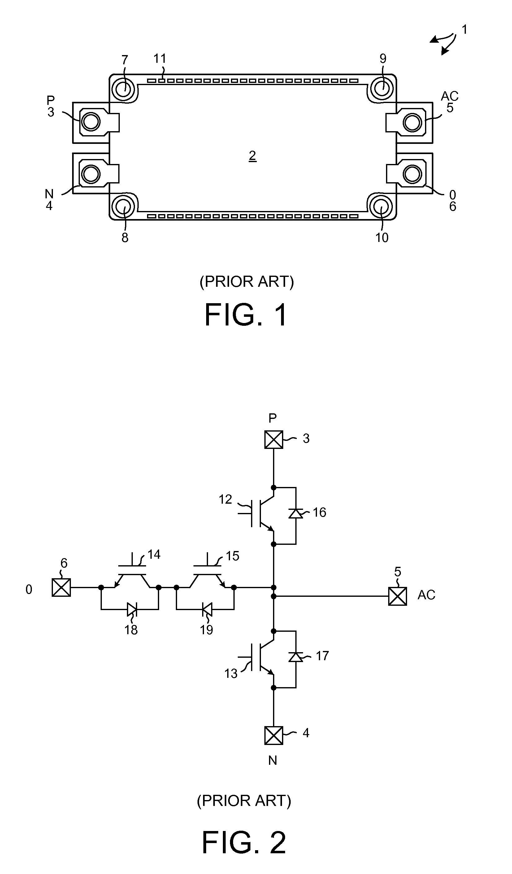 Module and assembly with dual DC-links for three-level NPC applications