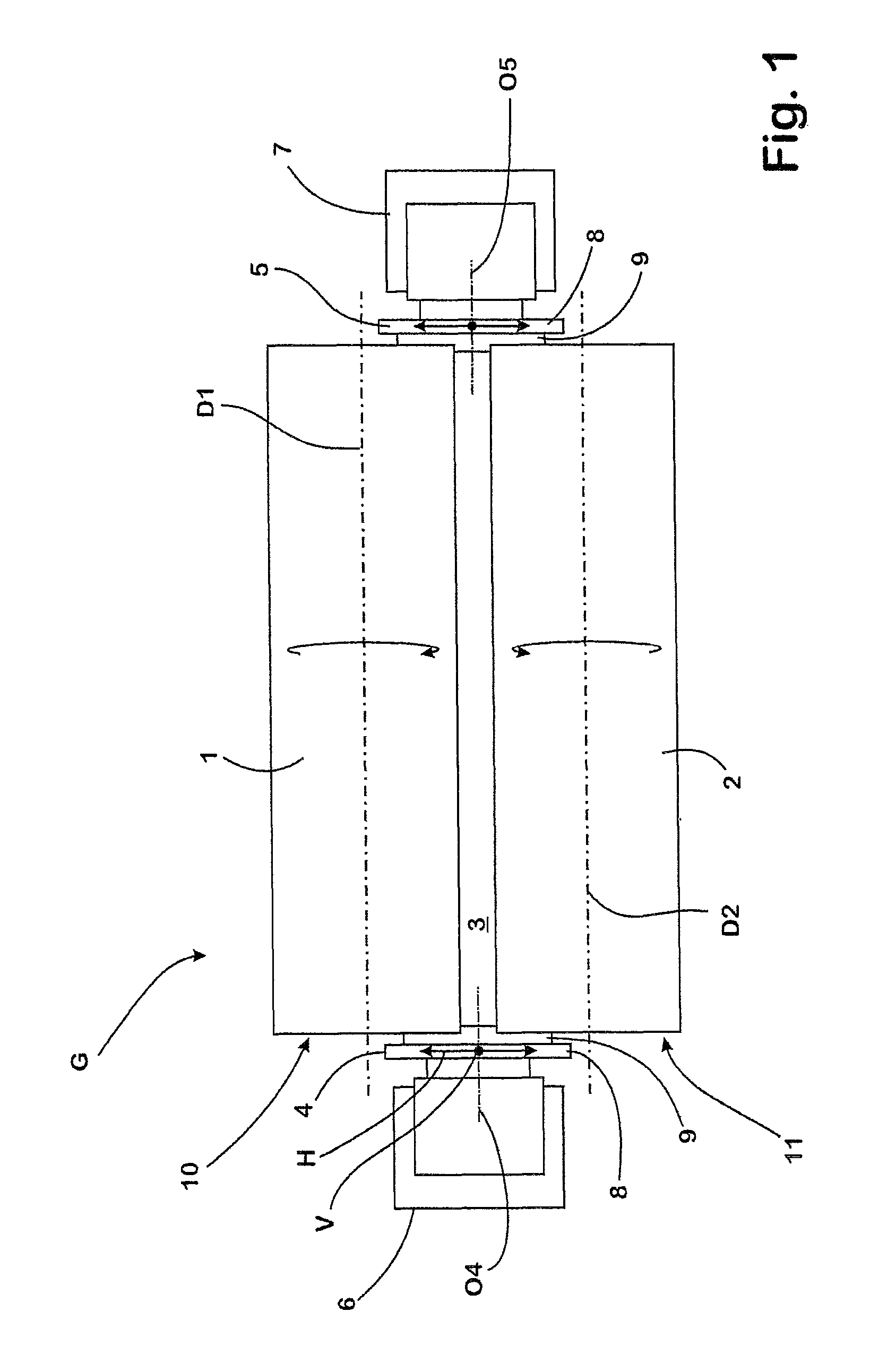 Method and twin roll caster for the production of strip cast from a molten metal