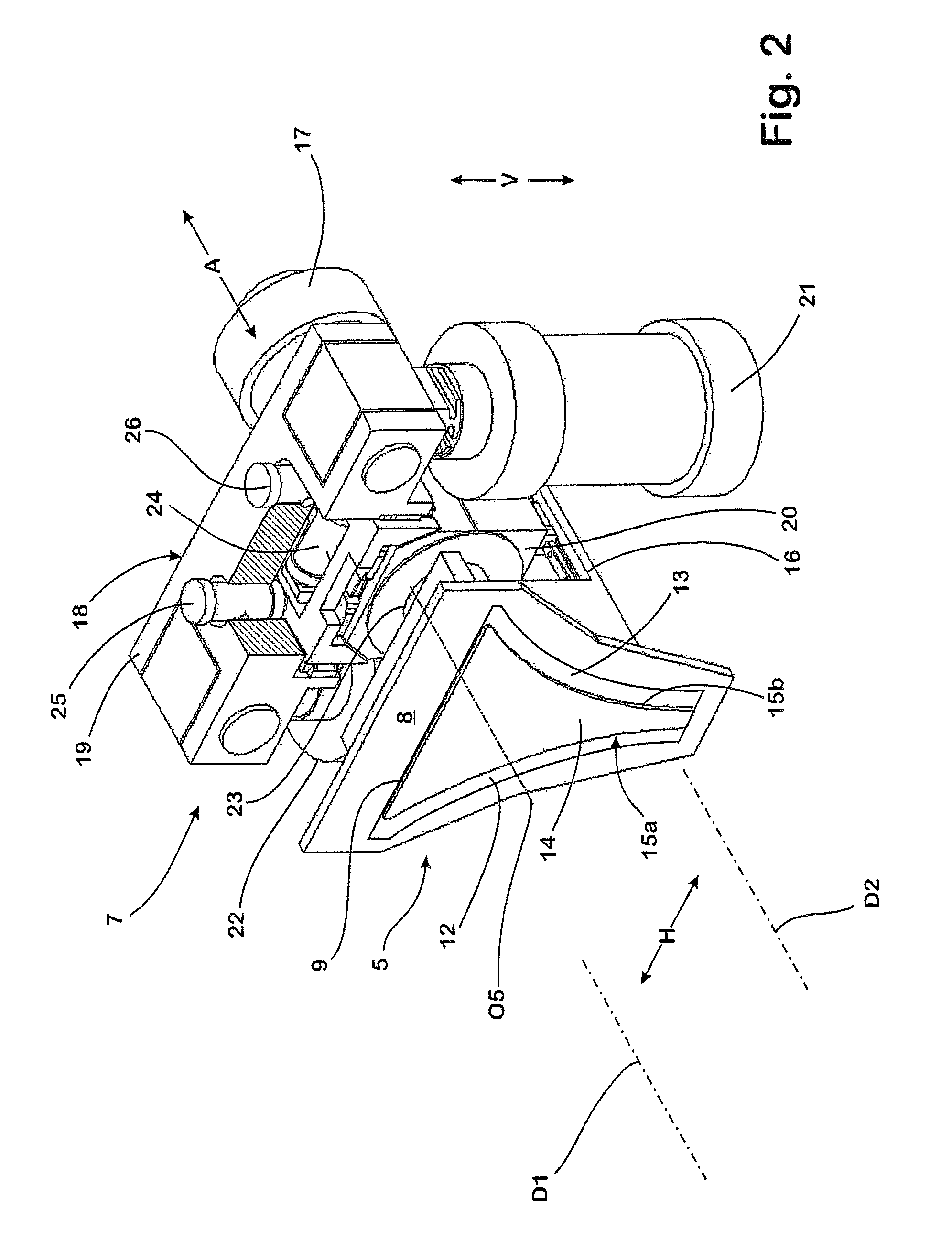 Method and twin roll caster for the production of strip cast from a molten metal