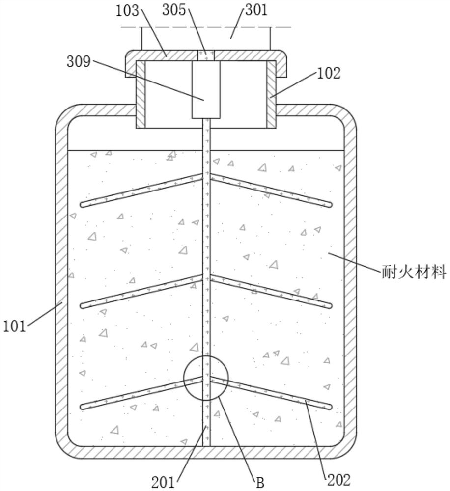 Magnesia refractory material storage barrel