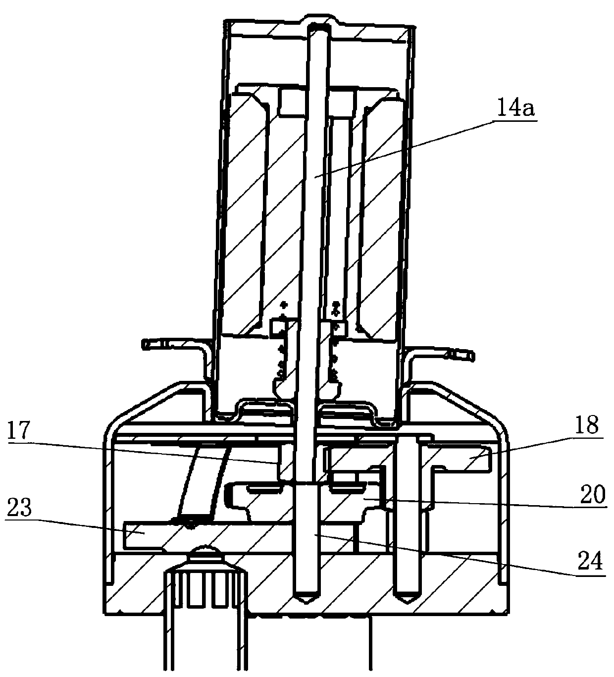 An electric three-way valve and refrigeration equipment