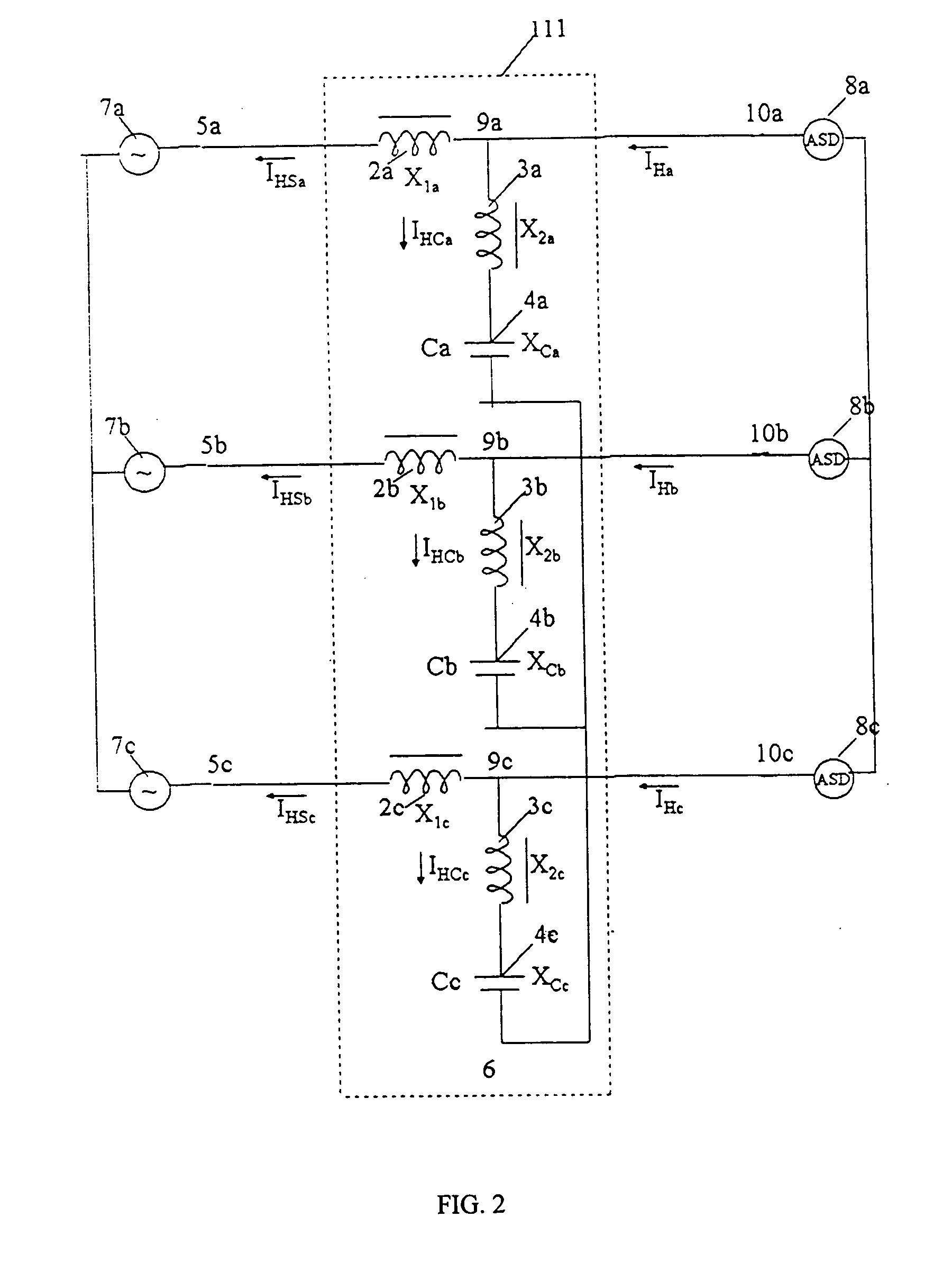 Controllable board-spectrum harmonic filter (CBF) for electrical power systems