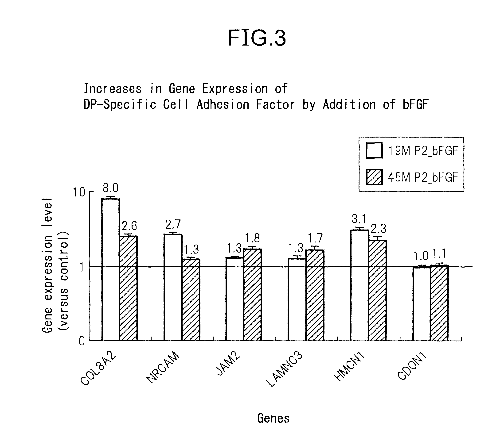 Method for promoting hair growth or hair regeneration by maintaining or increasing expression of cell-adhesion factor