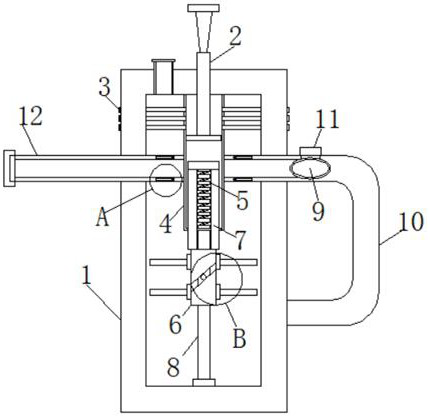 Medicine spraying device for anesthesia