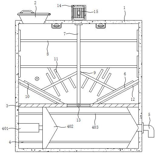 Preparation process and preparation device of cake with coating sandwich