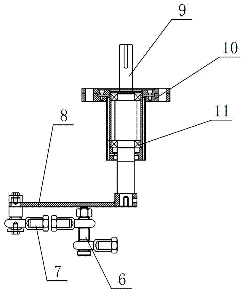 Cloth swinging device of airflow dyeing machine