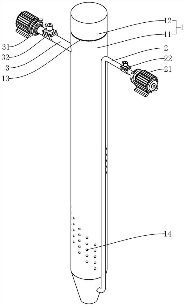 A housing construction site drainage system and its application method