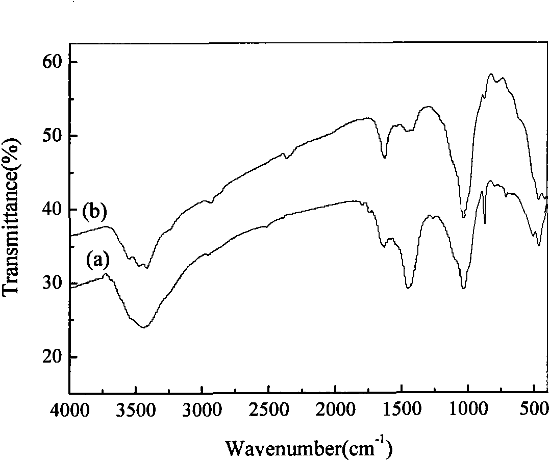 Method for preparing adsorbent by modifying attapulgite clay
