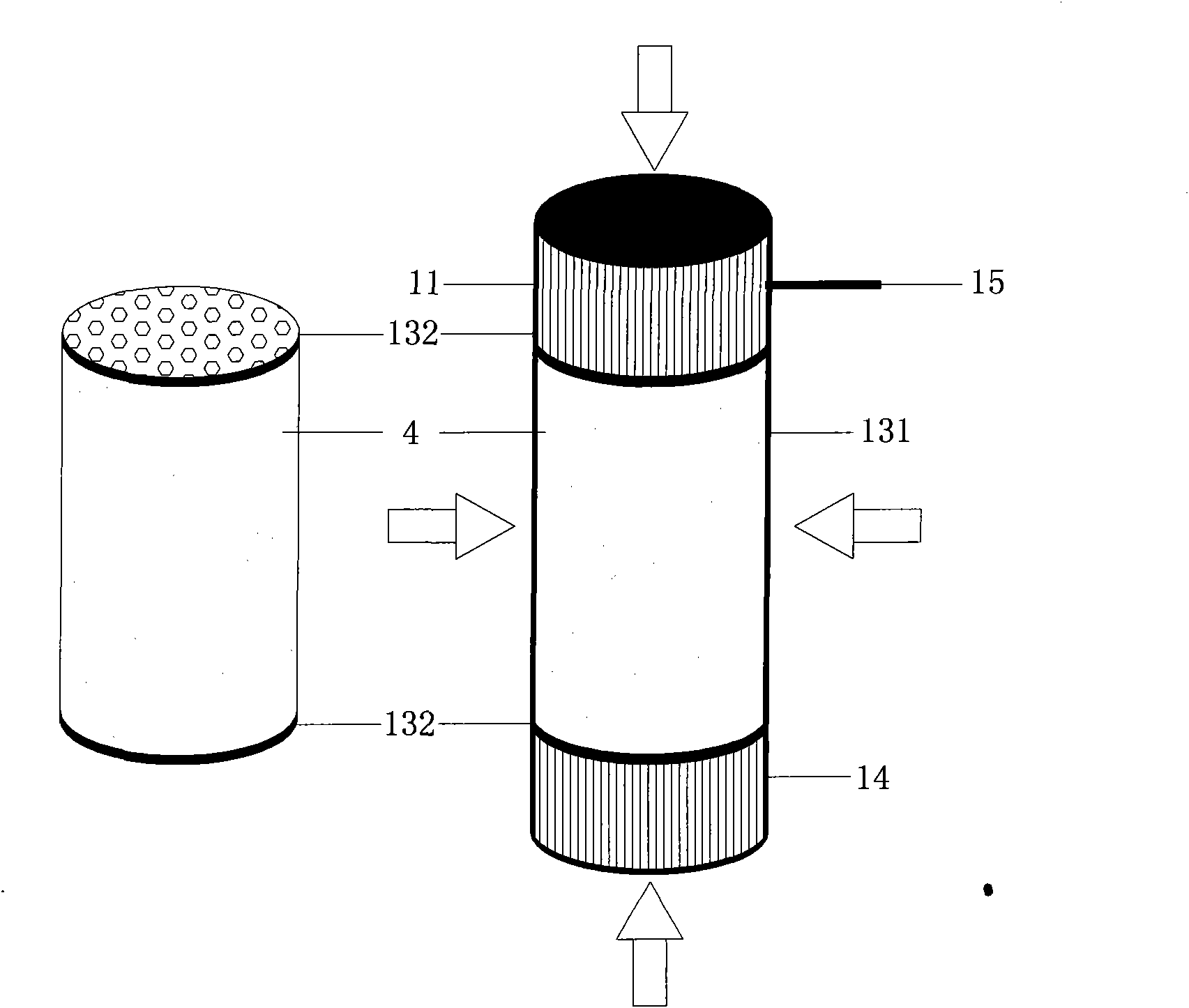 Device and method for measuring permeability coefficient of rock material under action of seepage-stress coupling