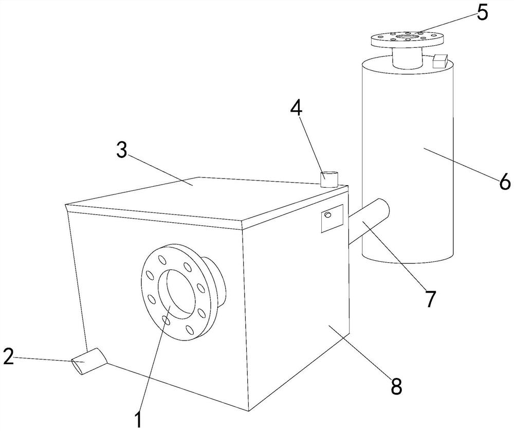 A waste water circulation treatment device based on industrial sewage reuse