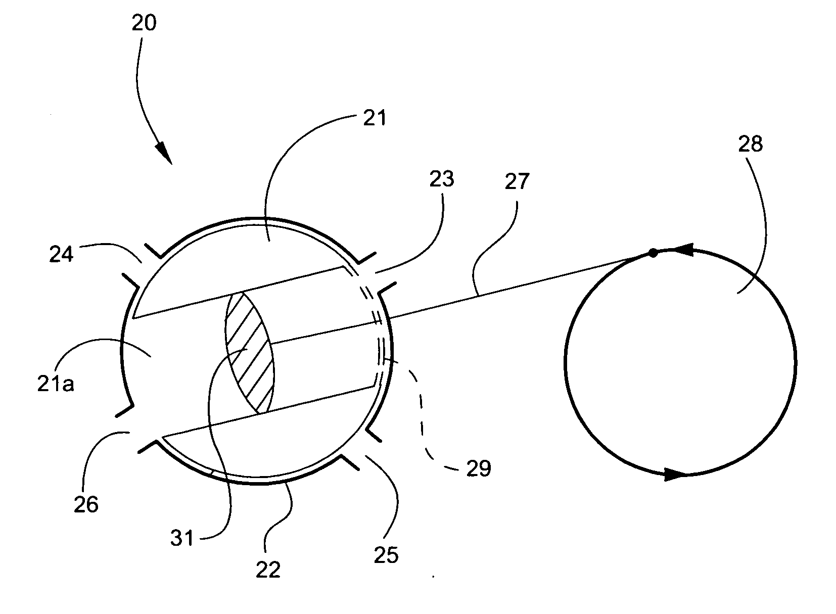 Embraced moving cylinder and methods of using same