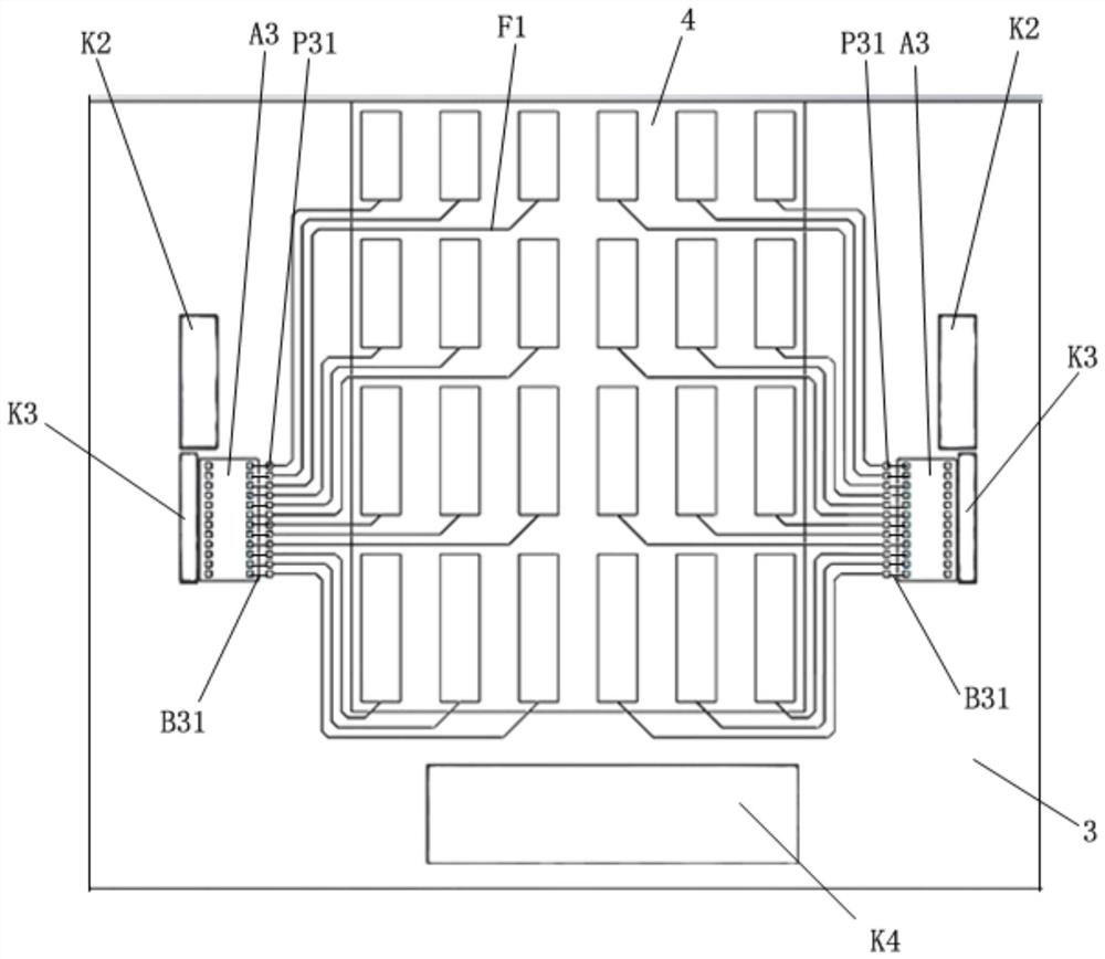 A deep silicon detector module with integrated preamplifier circuit