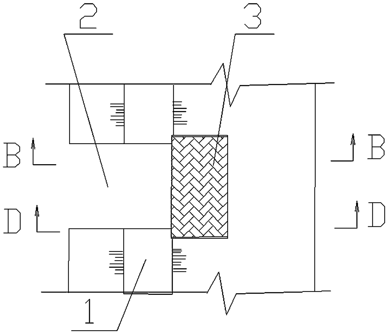 Hydrophilic platform with flood proofing function and automatically retracting function