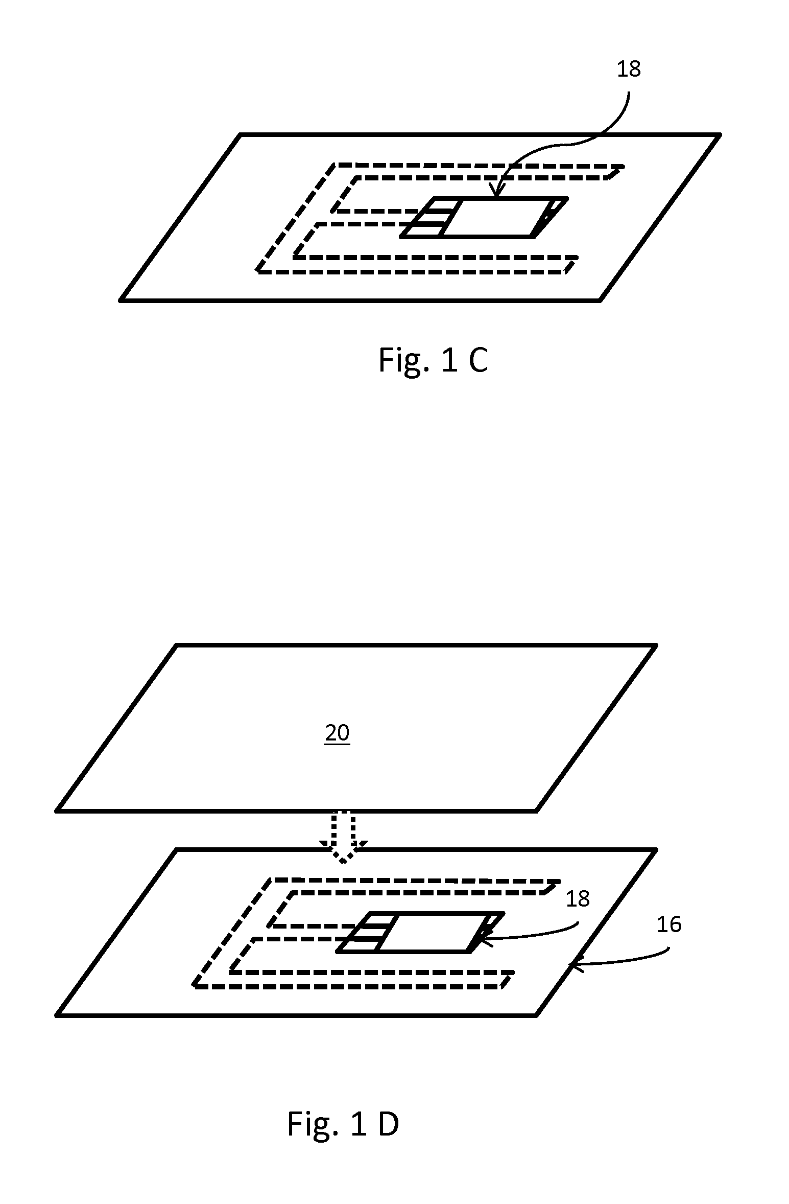 Radio transparent sensor implant package