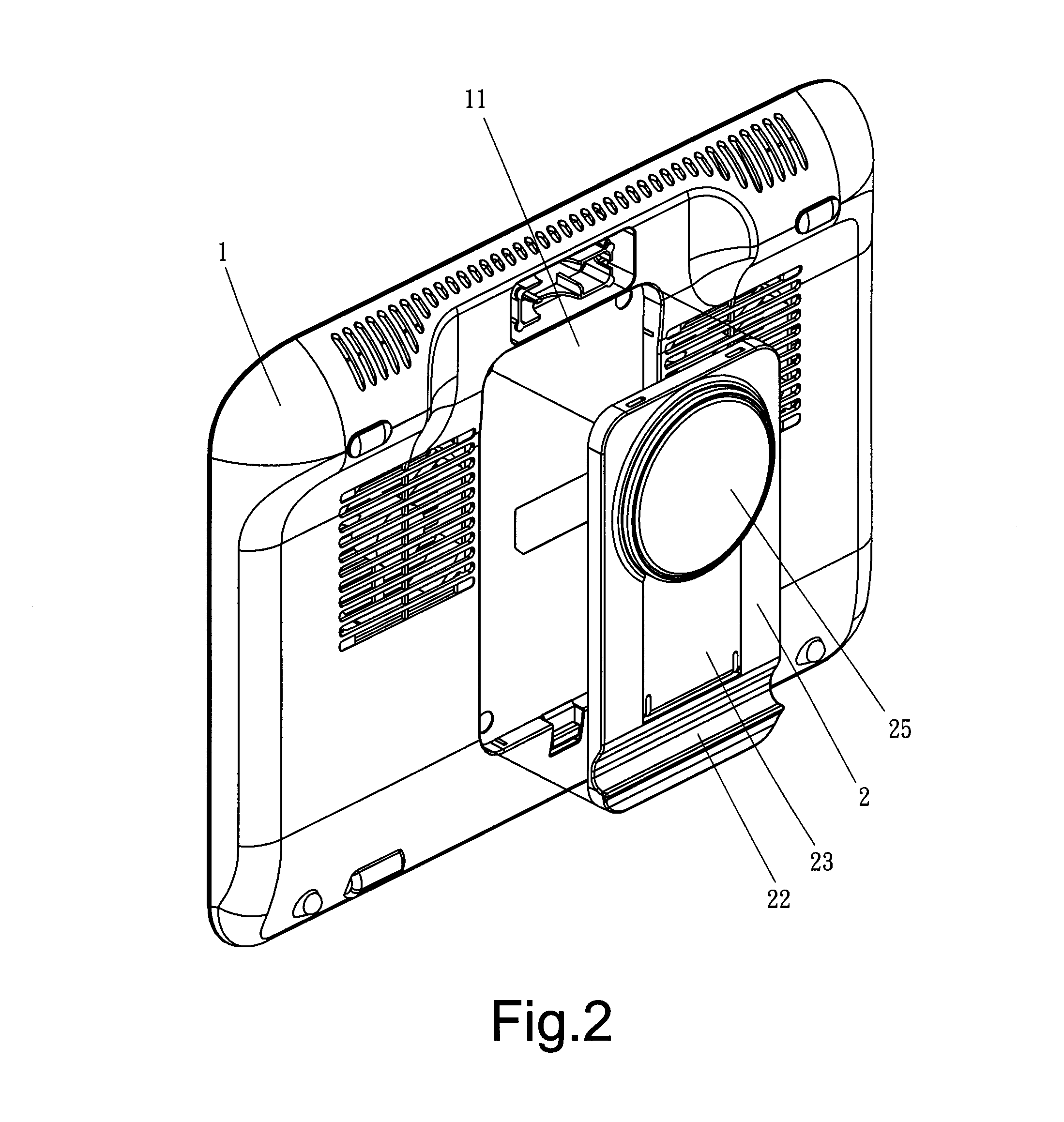 Tiltable notebook-computer cooling pad with tablet-computer bracket