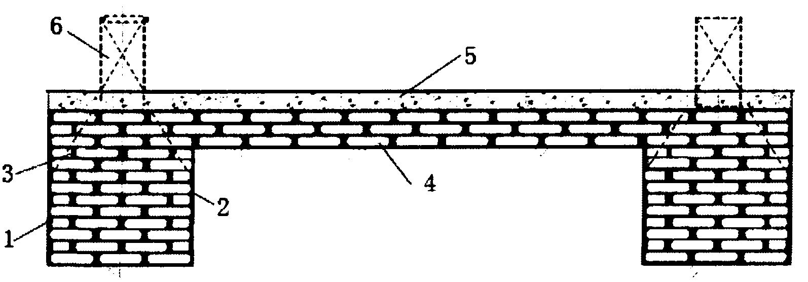 Geotextile bag shock absorption and vibration isolation building foundation, and construction method and application thereof