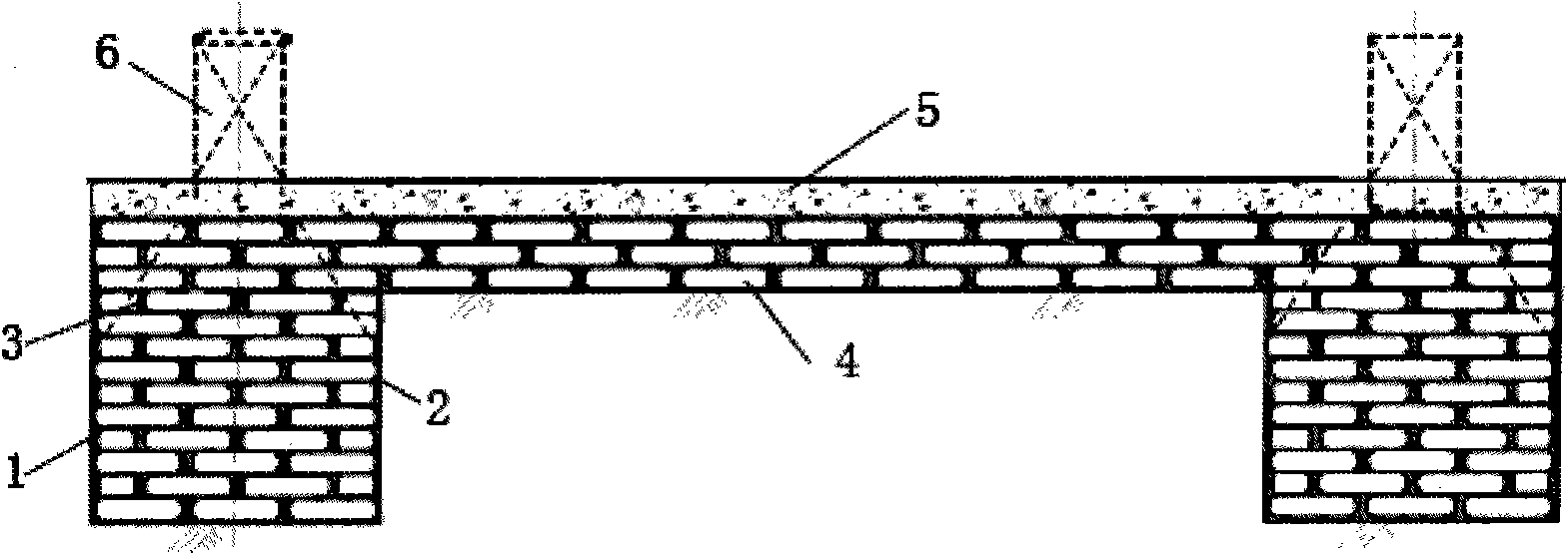 Geotextile bag shock absorption and vibration isolation building foundation, and construction method and application thereof