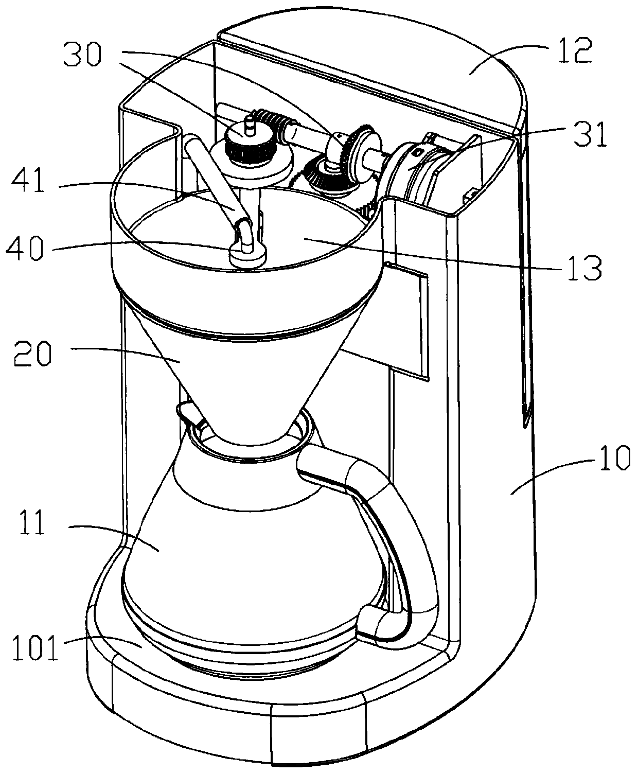 An improved coffee machine