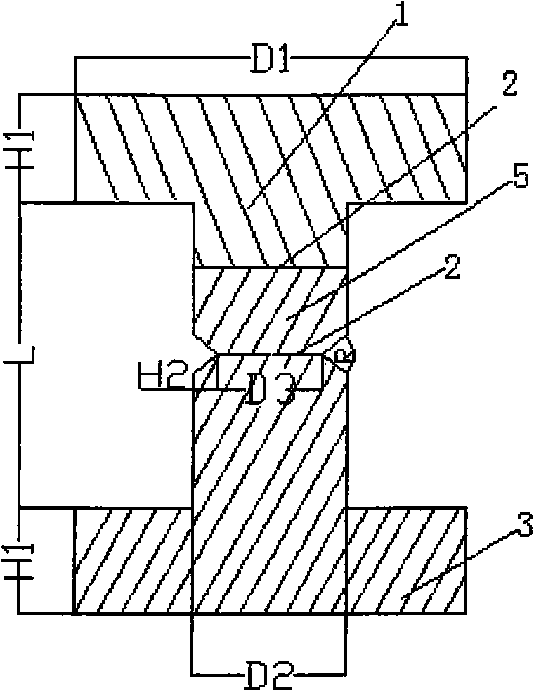 Method for preparing metal composite material bonding interface separated sample
