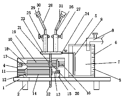 Irrigation device for Paeonia suffruticosa Andr planting