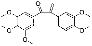 1,2-diaryl-2-propenyl-1-ketone compounds and use thereof