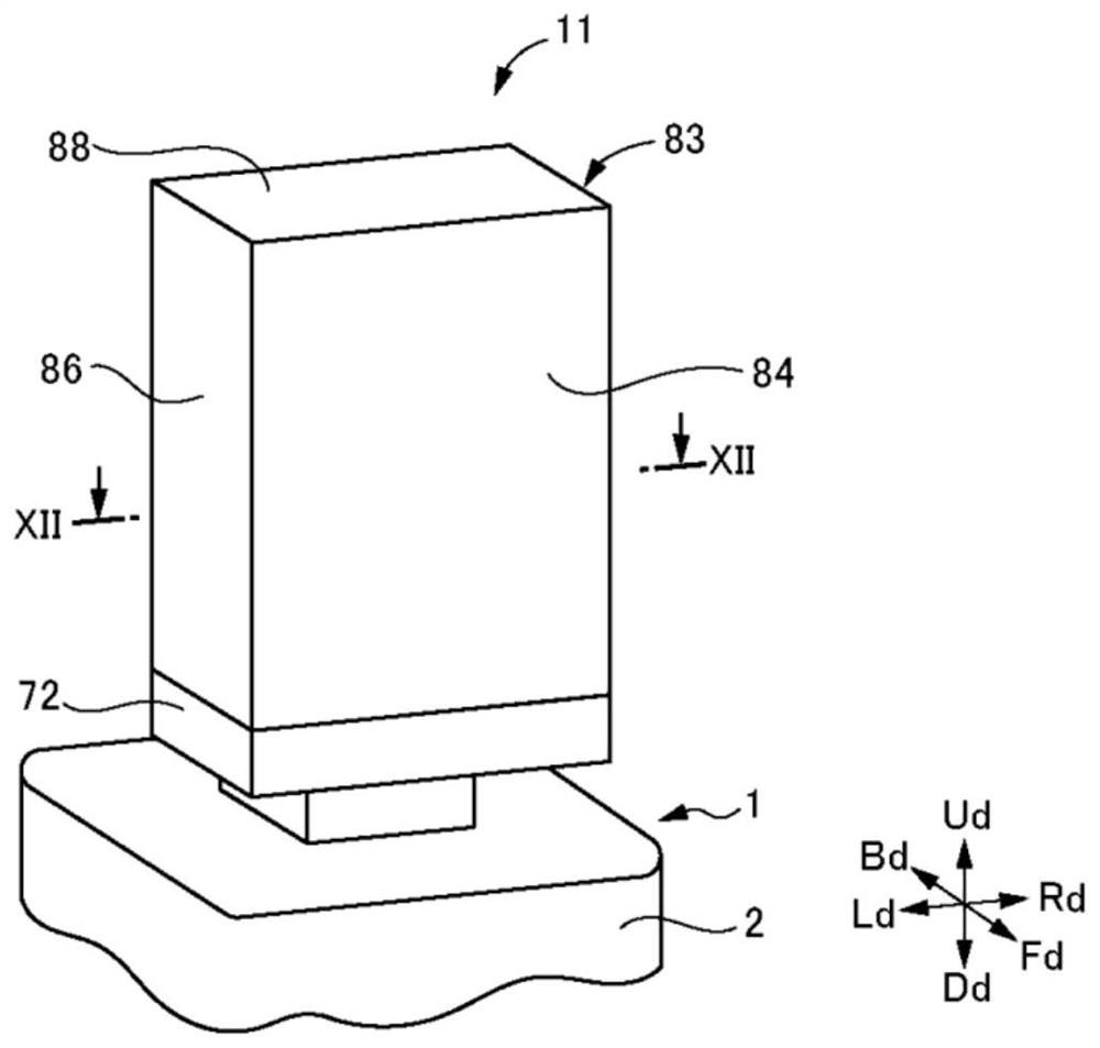 Magnetic detection device and rotation detection device