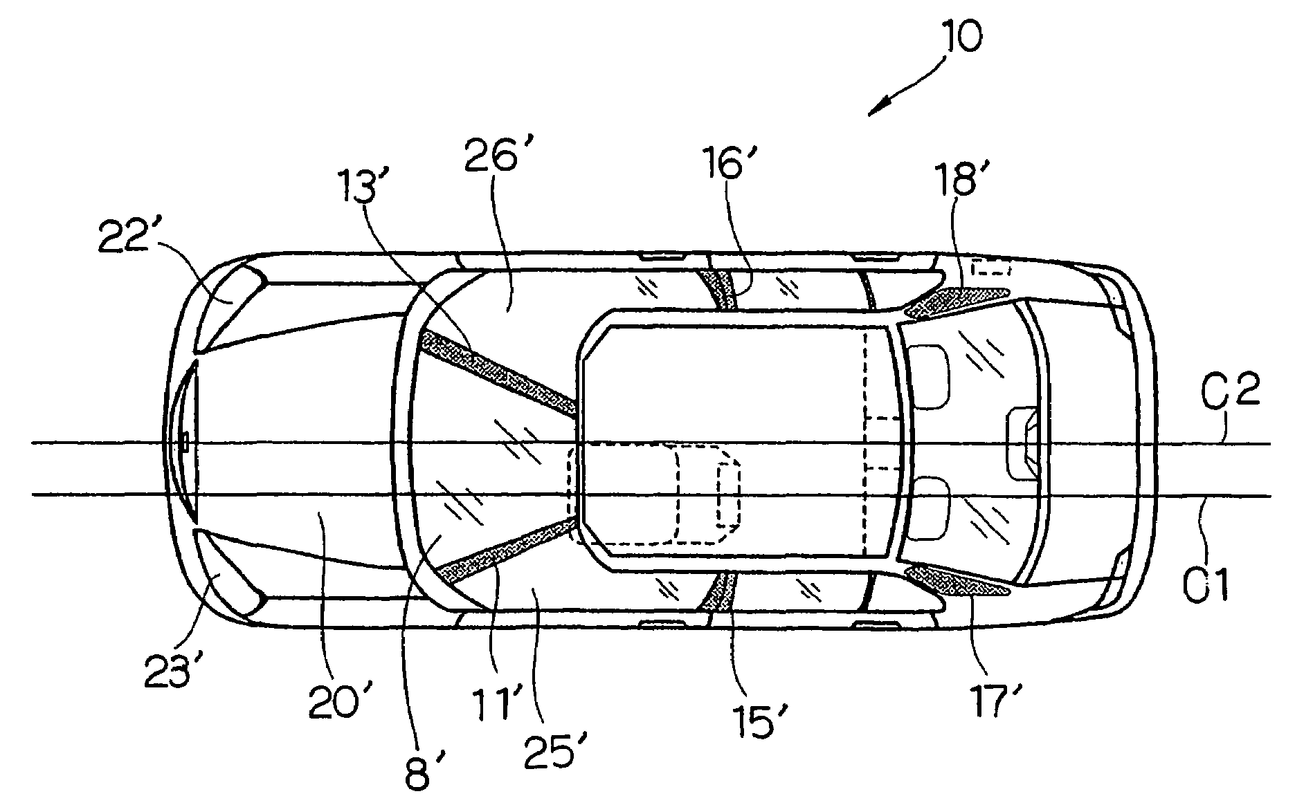 Vehicular body structure