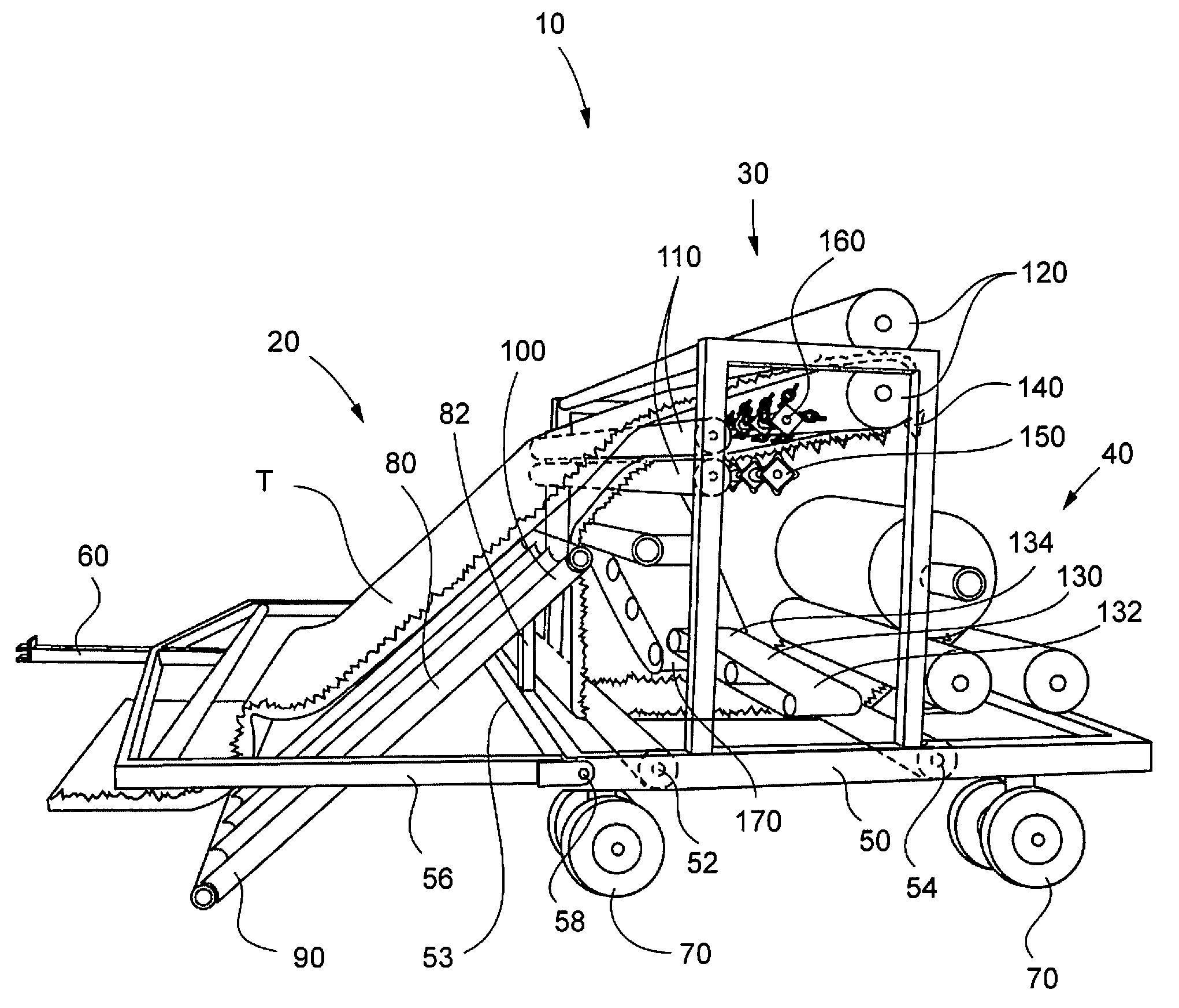 Artificial turf remover and infill separator, and method of use thereof