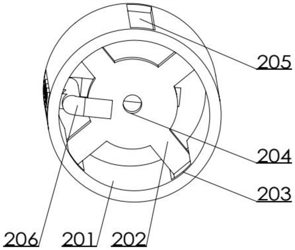 A mobile double-sided bucket washing device