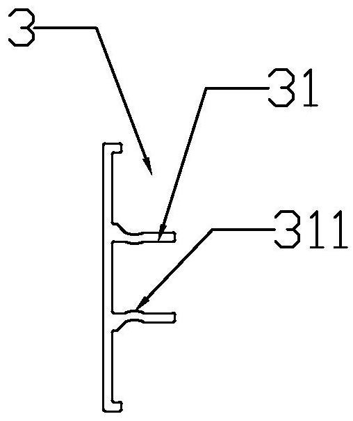 A thin frame structure for ultra-high and large-format glass partitions