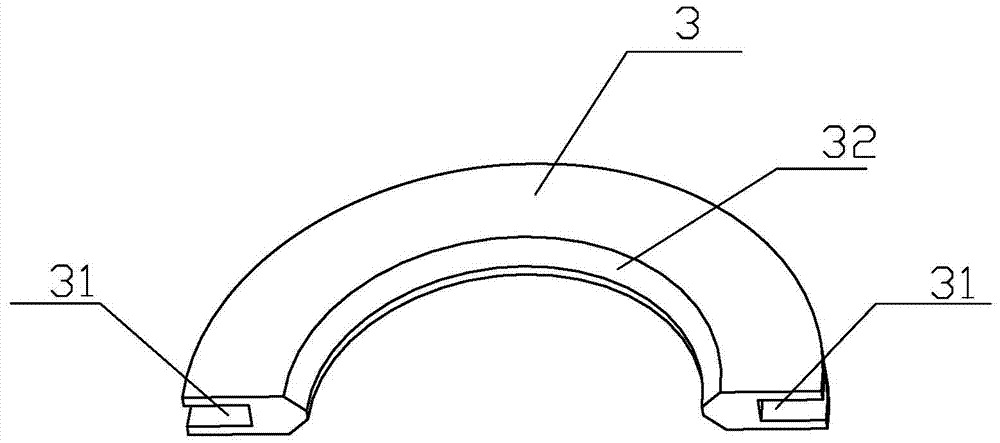 An electrical pre-embedded pipe through concrete foundation positioning device