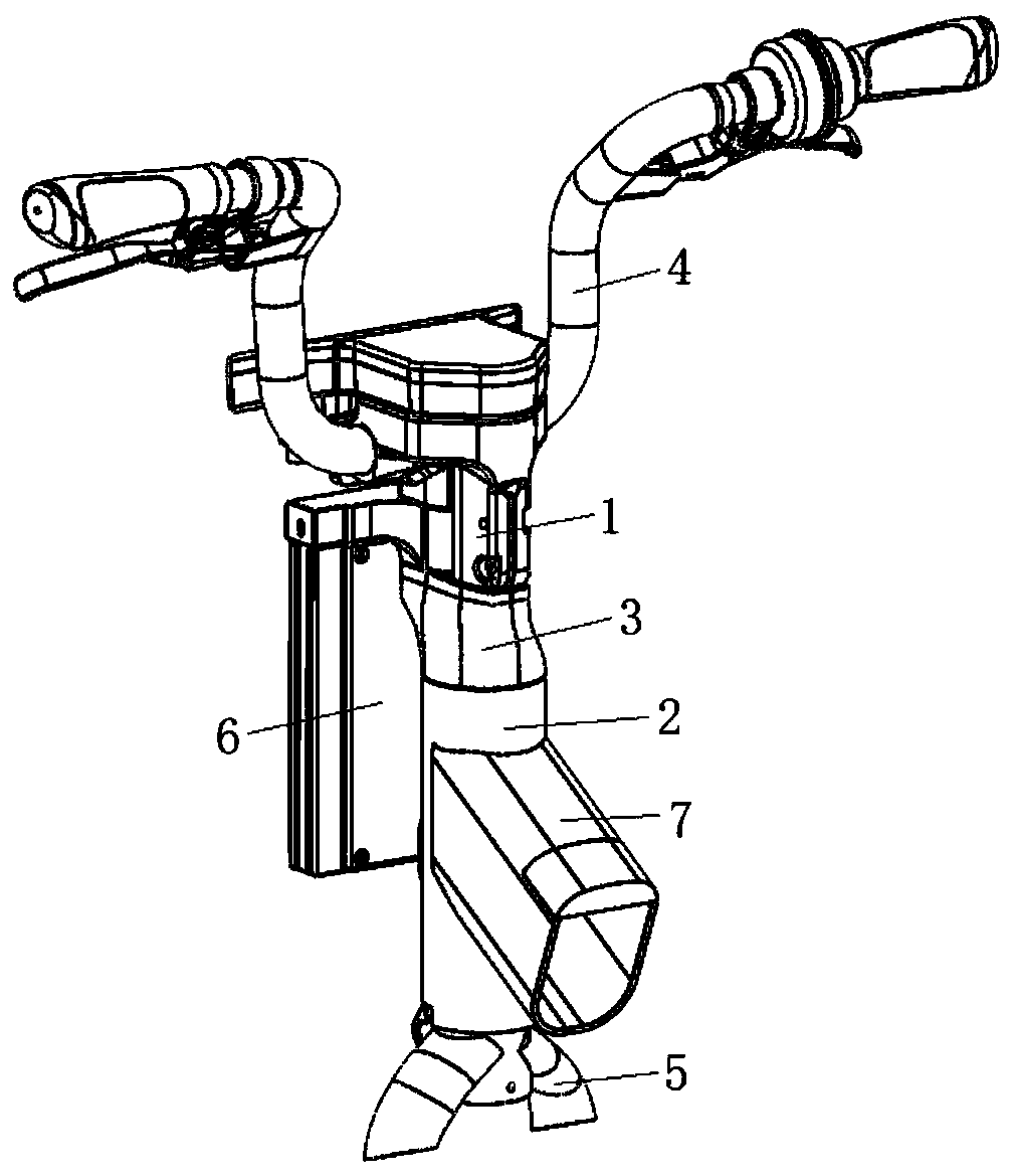 A bicycle interior routing system