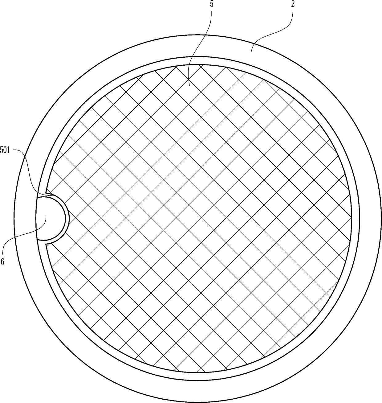 Wheat grain sieving device for agriculture