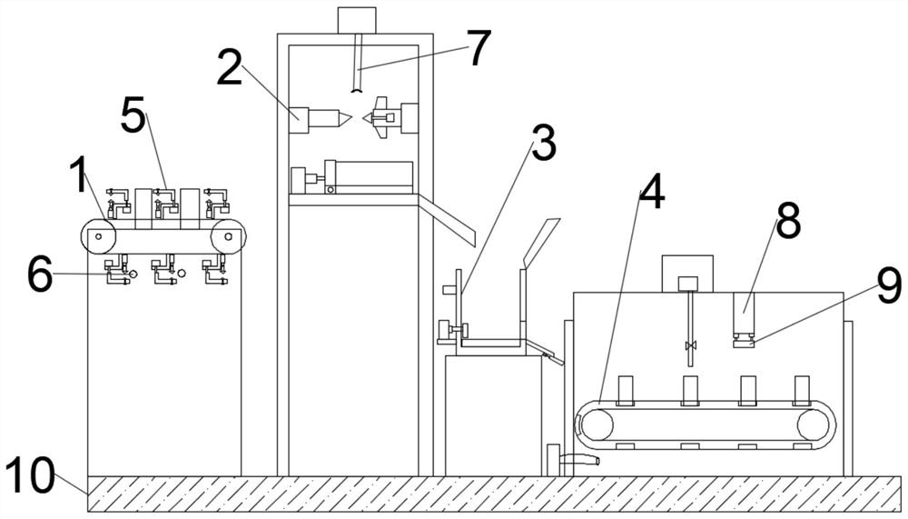 An automatic fruit preprocessing device for canned fruit production