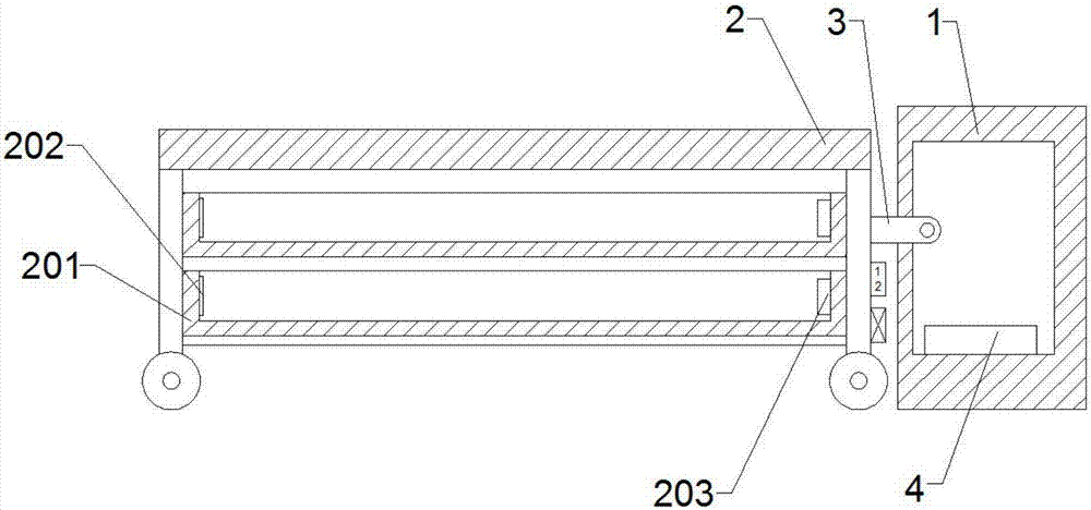 An automatic identification safety emergency bed