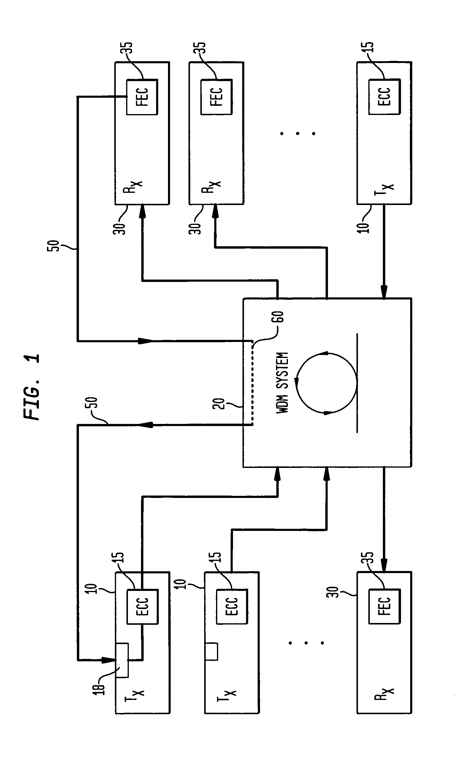 Method and device for evaluating and improving the quality of transmission of a telecommunications signal through an optical fiber