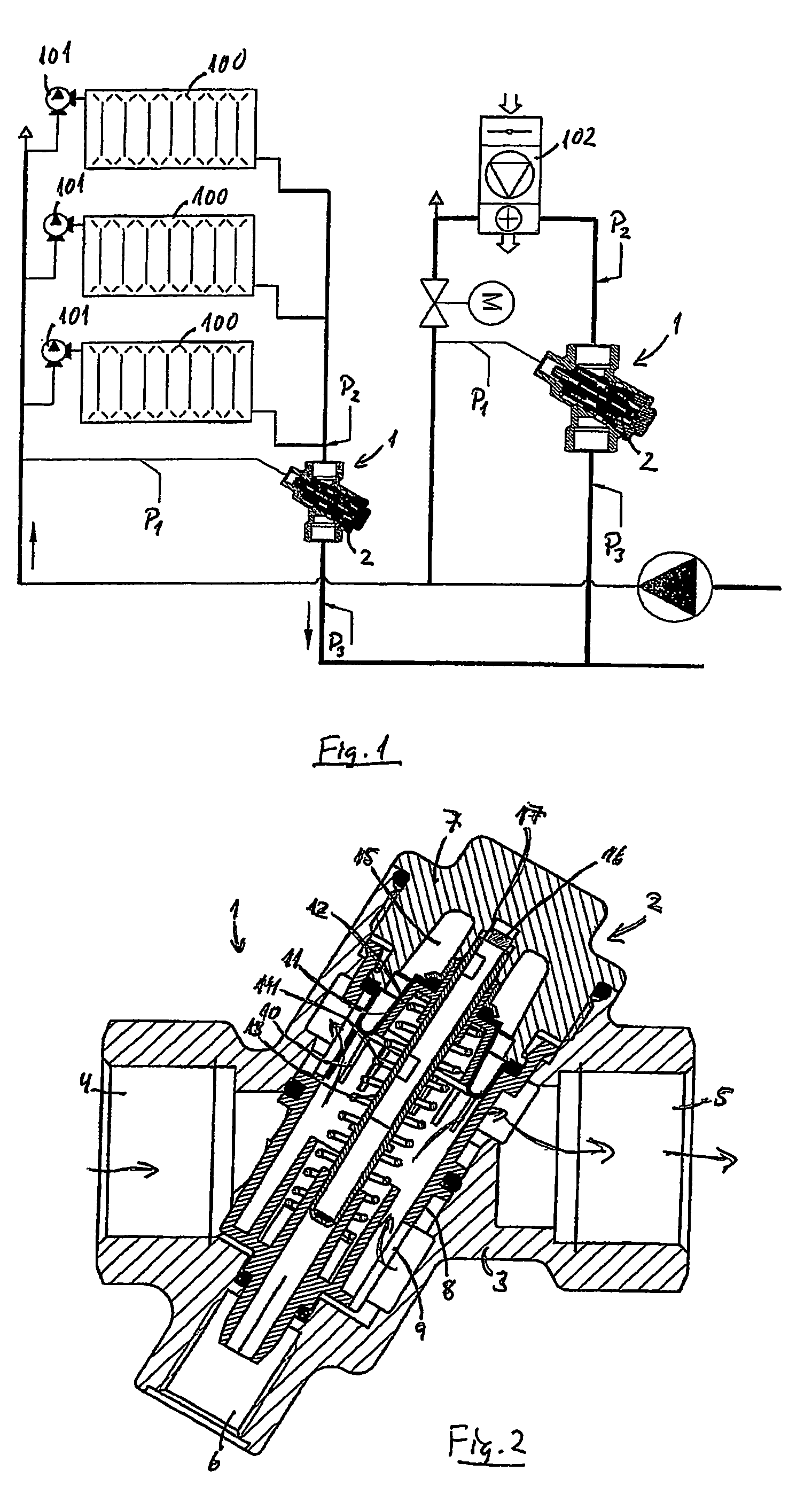 Regulator insert with hydraulic damping in outlet