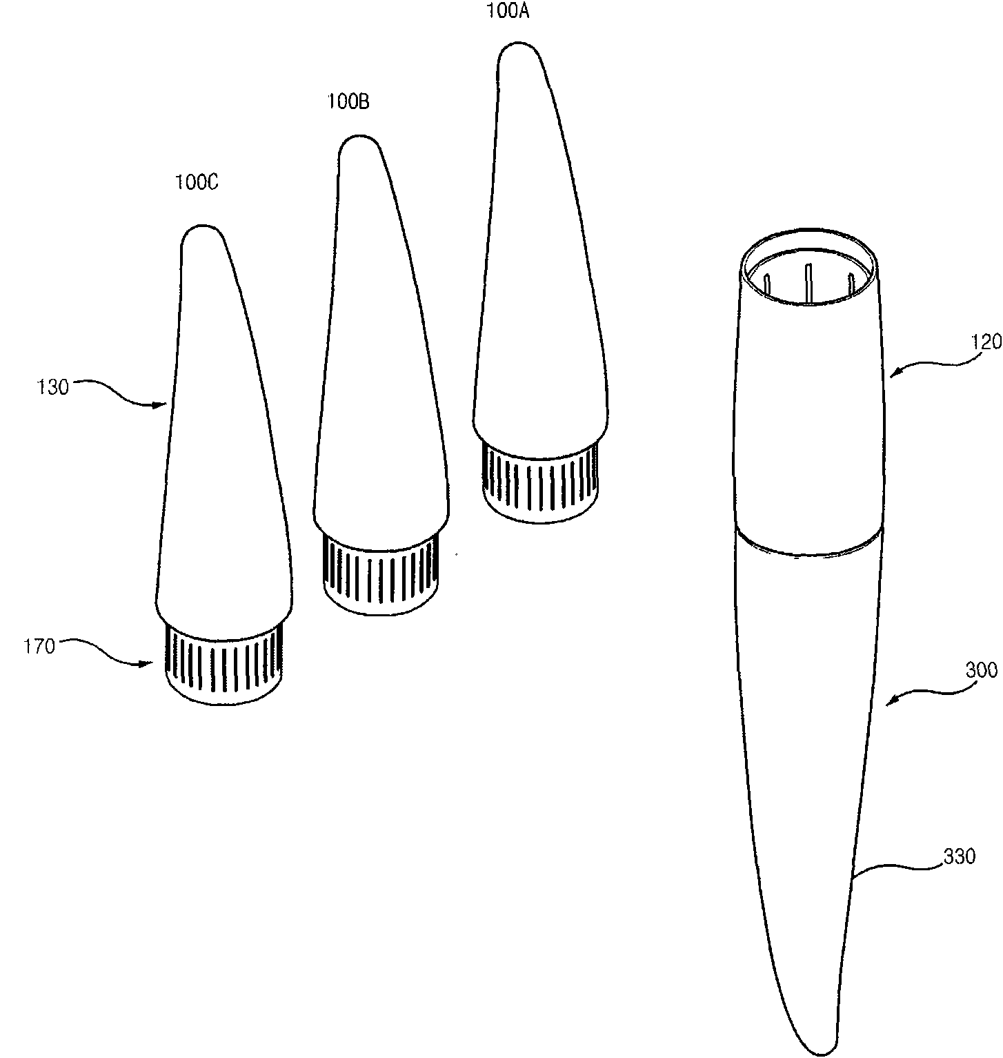 Cosmetic smearing tool and smearing cosmetics utilizing same