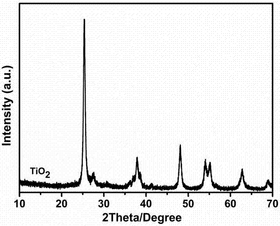 A large specific surface area-visible light-responsive tio  <sub>2</sub> Catalyst and its preparation method