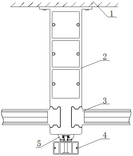 A precision adjustment system for exterior decorative lines of building curtain walls