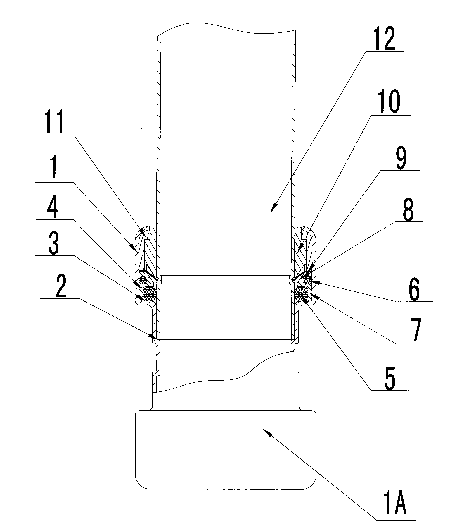 Circular tube connector