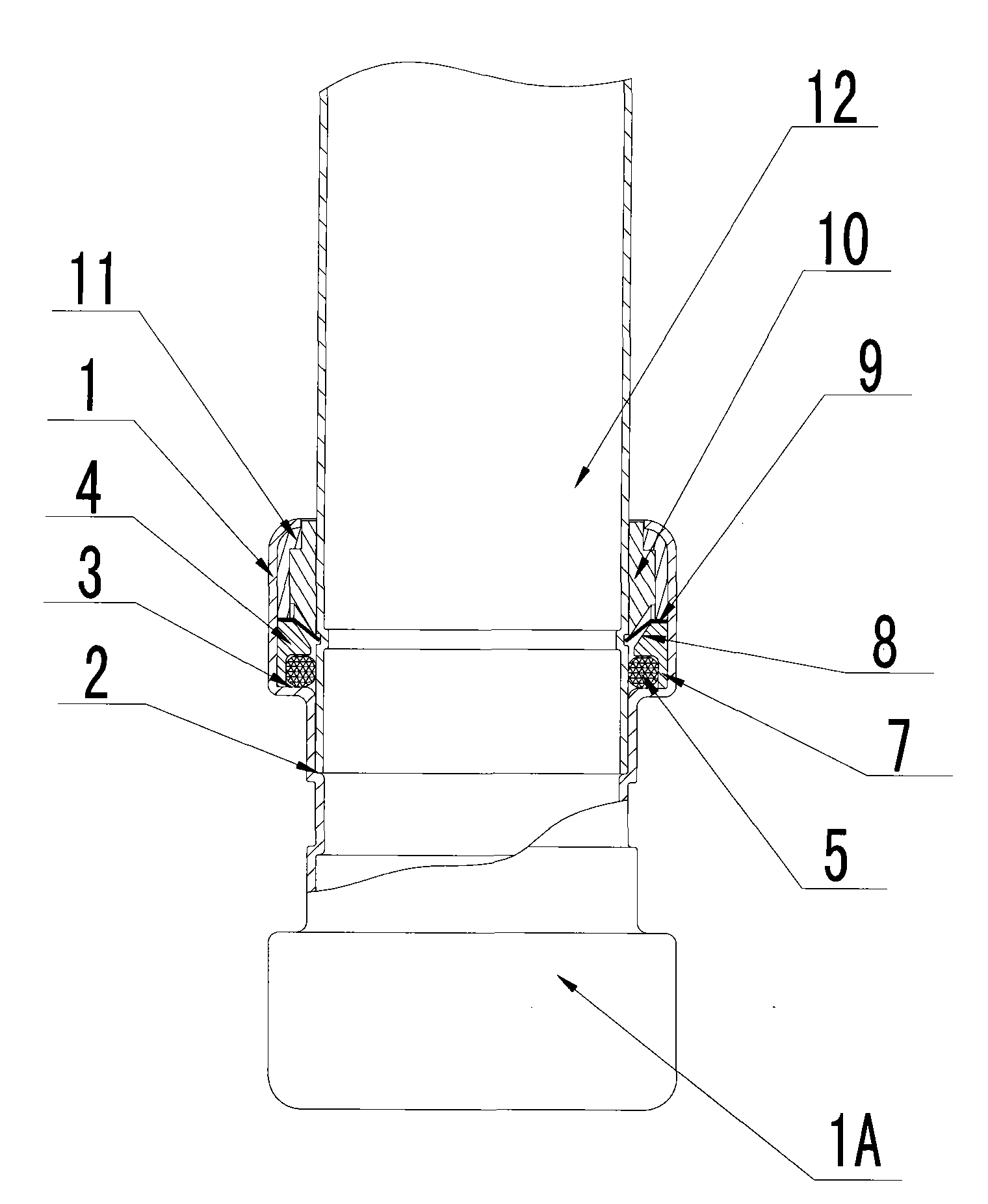 Circular tube connector