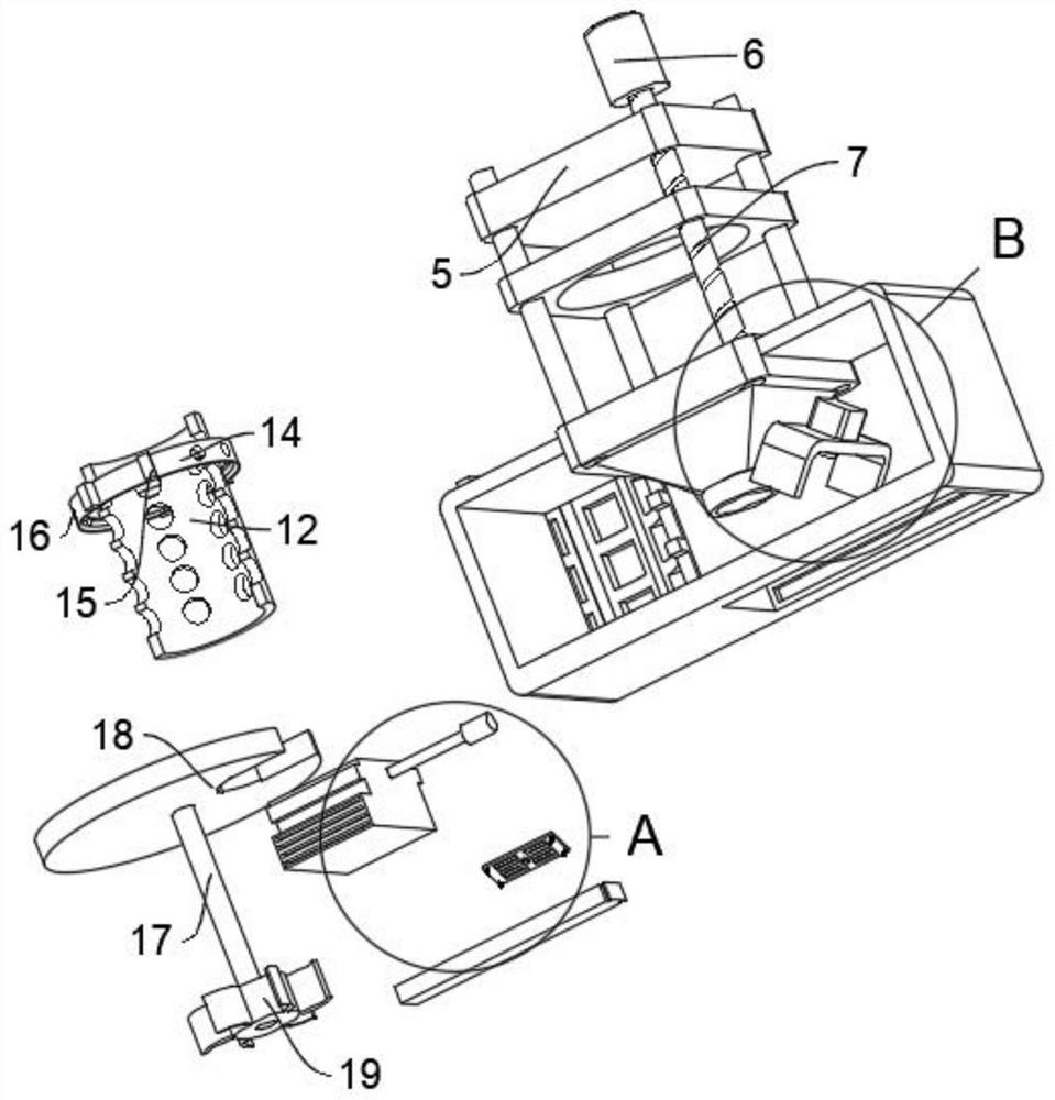 Rice planting disease and pest monitoring device based on irrigation device