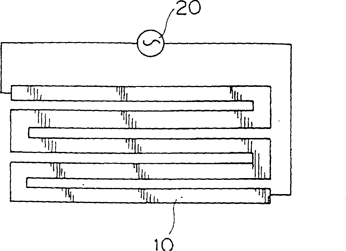 Film-like heating device