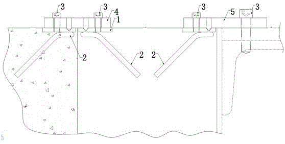 Survey mark used for control point of prefabricated structure and positioning method employing survey mark