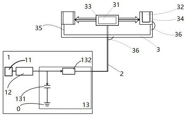 Anti-electromagnetic method for mooring unmanned aerial vehicle and anti-electromagnetic structure of mooring unmanned aerial vehicle