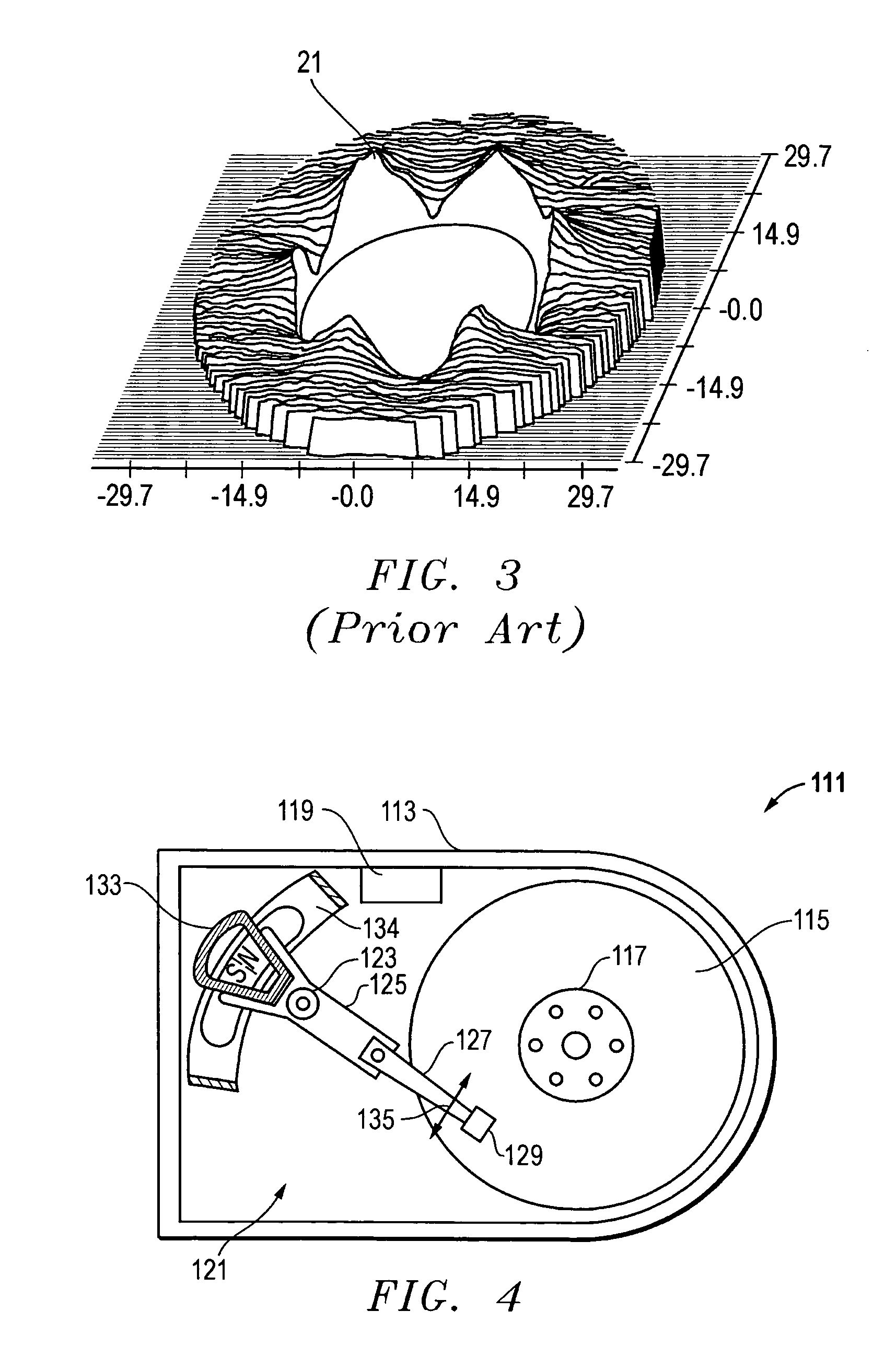 System, method, and apparatus for distributing stress with one or more cavities in a disk clamp for disk drive applications