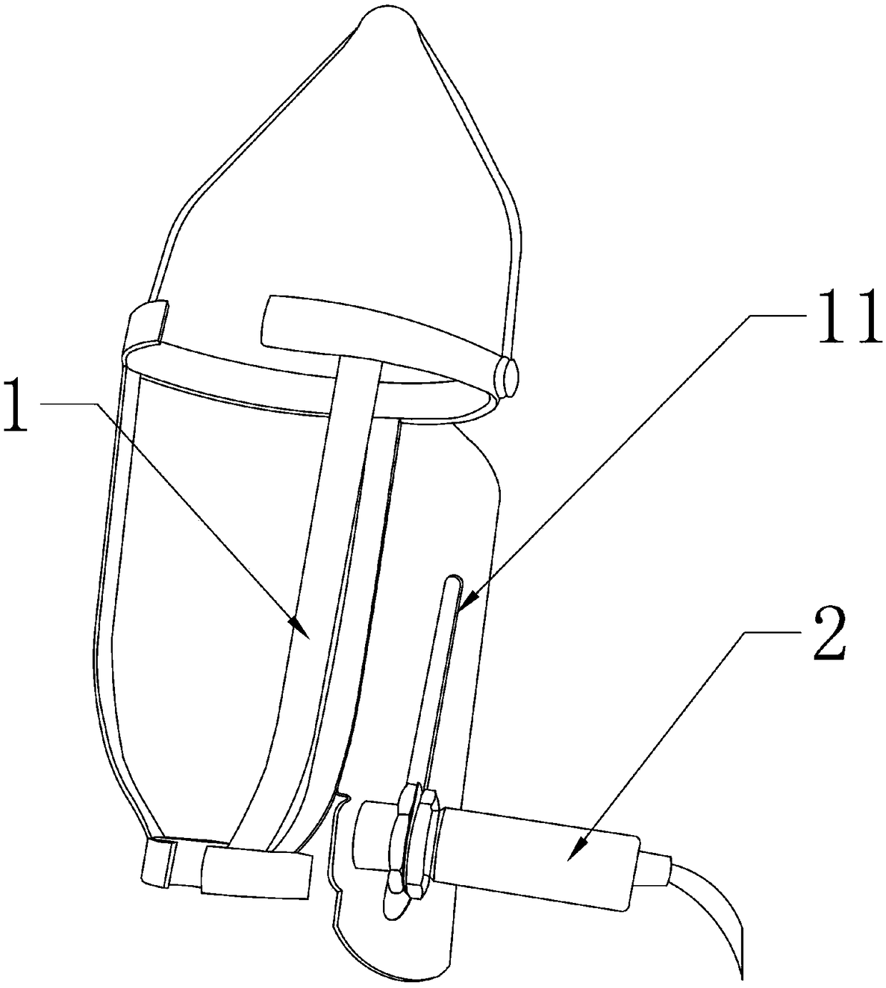 Infusion alarming device