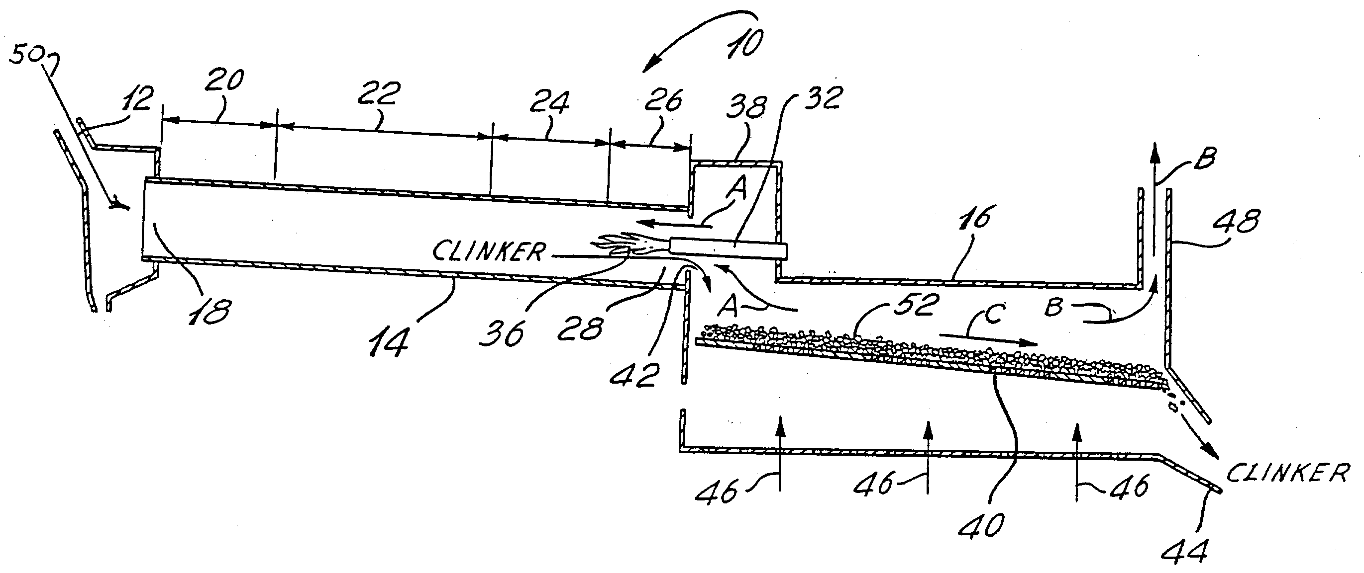 Process for incorporating coal ash into cement clinker