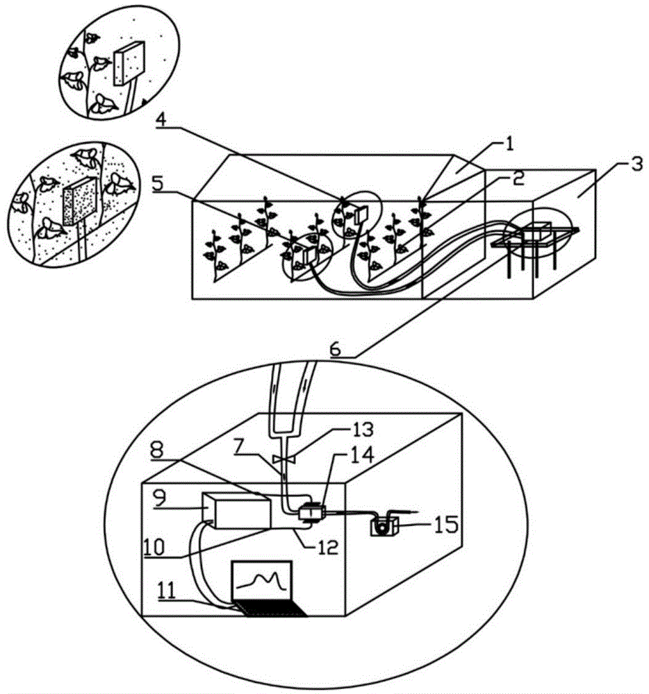 Online early warning method and system for plant diseases in facilities based on Terahertz spectroscopy